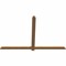 Ekena Millwork Eugene Smooth Timber Gable Bracket, Western Red Cedar, 72"W x 48"H x 1 1/2"D x 3 1/2"F, 16/12 Pitch GBW072X48X0204EUG00SWR - alternate 2
